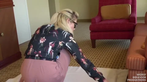 Boss Gives Wet Panty and Penalty Swats Part Two – red ass – HD Quality