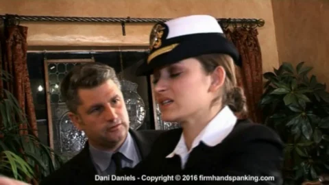 Military Uniform Seduction – Dani Daniels in Naval Discipline