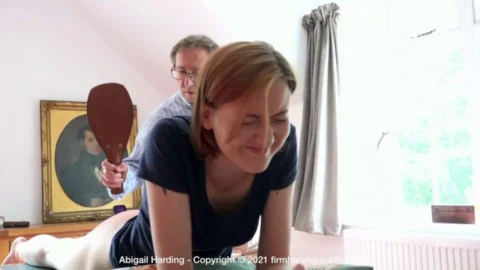 Petite Abigail’s Paddling Punishment