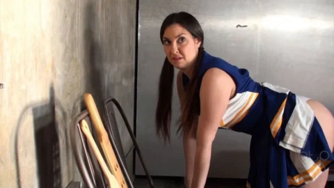 Brittany Shae – A Cheerleader’s Bare Bottom Spanking Tale
