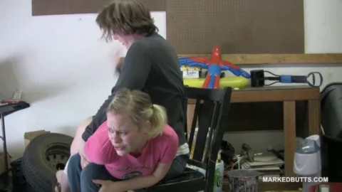 Stevies Garage Sale Spanking – A Neighborhood Showdown