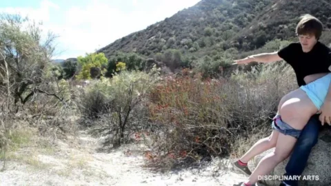 Hitchhiking Gone Wrong – Johannas Spanking Lesson